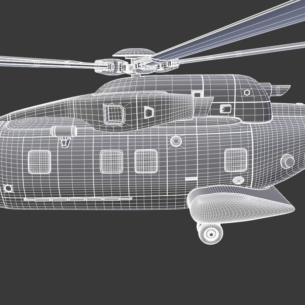 Agustawestland aw101 3D model_10