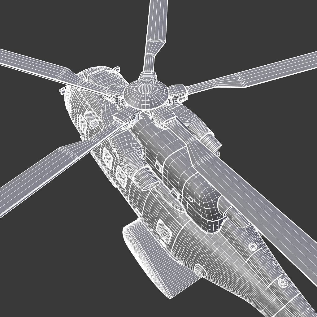 Agustawestland aw101 3D model_9