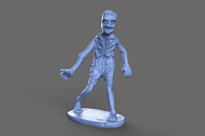 Zombie Walking 1 3D model