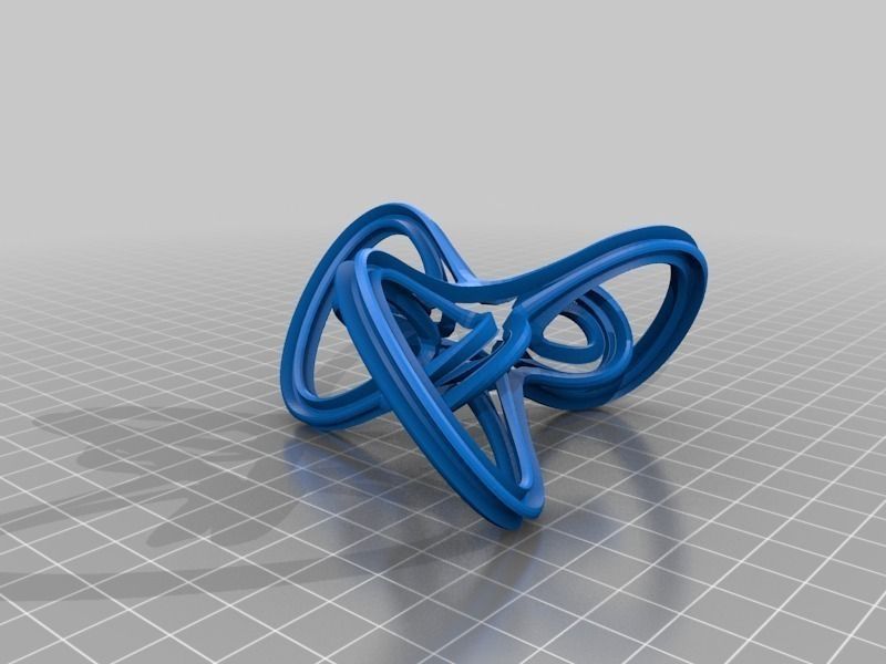 Six Handles Fancy Free 3D print model_1