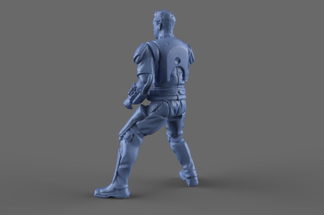 Jango Fett Action Figure 3D model_12