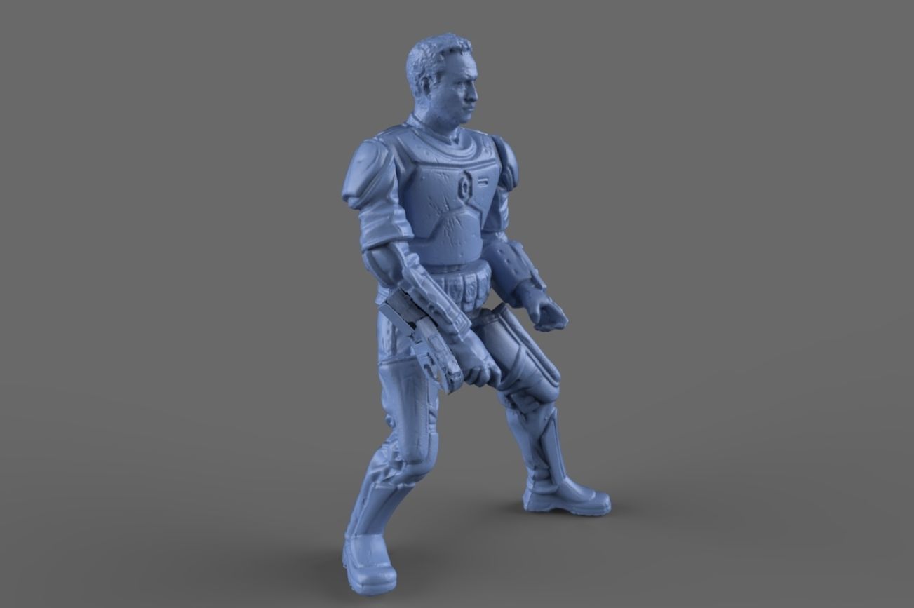 Jango Fett Action Figure 3D model_16