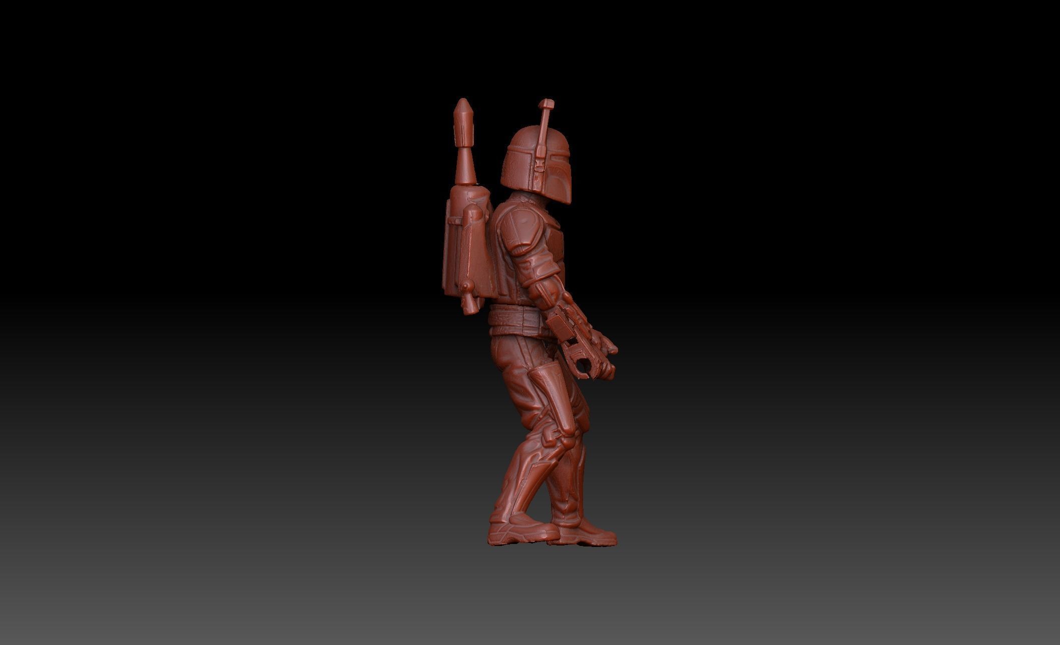 Jango Fett Action Figure 3D model_21