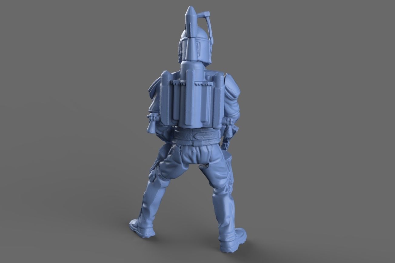 Jango Fett Action Figure 3D model_4