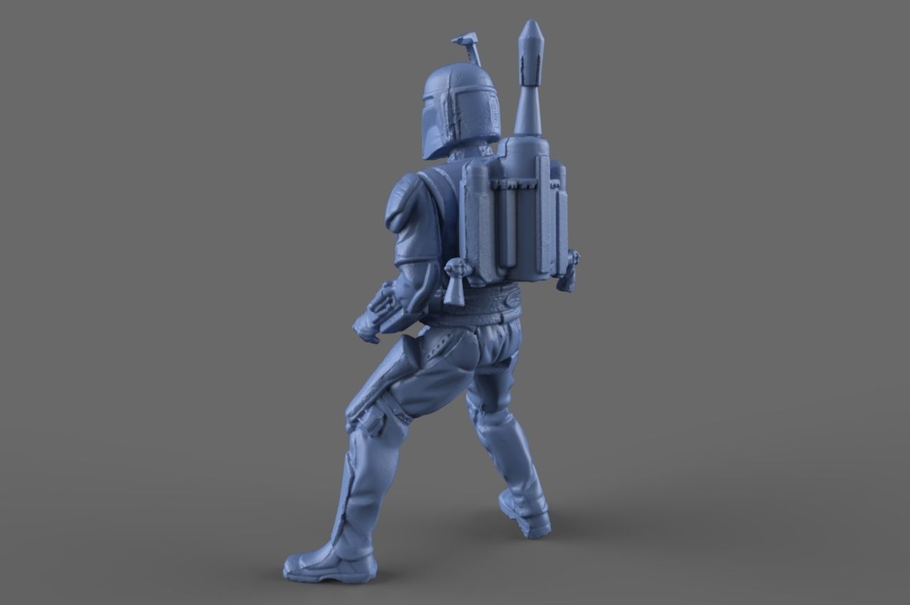 Jango Fett Action Figure 3D model_3