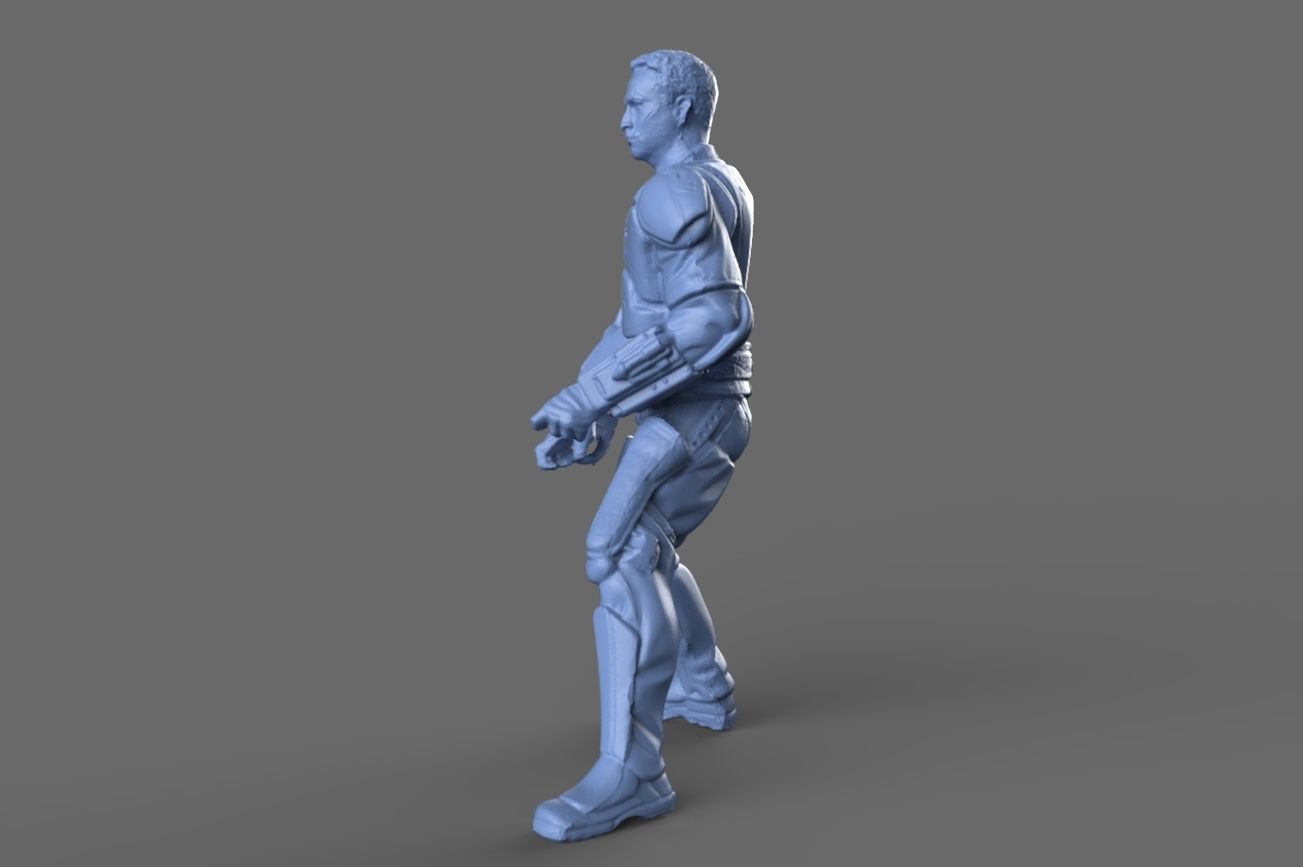 Jango Fett Action Figure 3D model_11