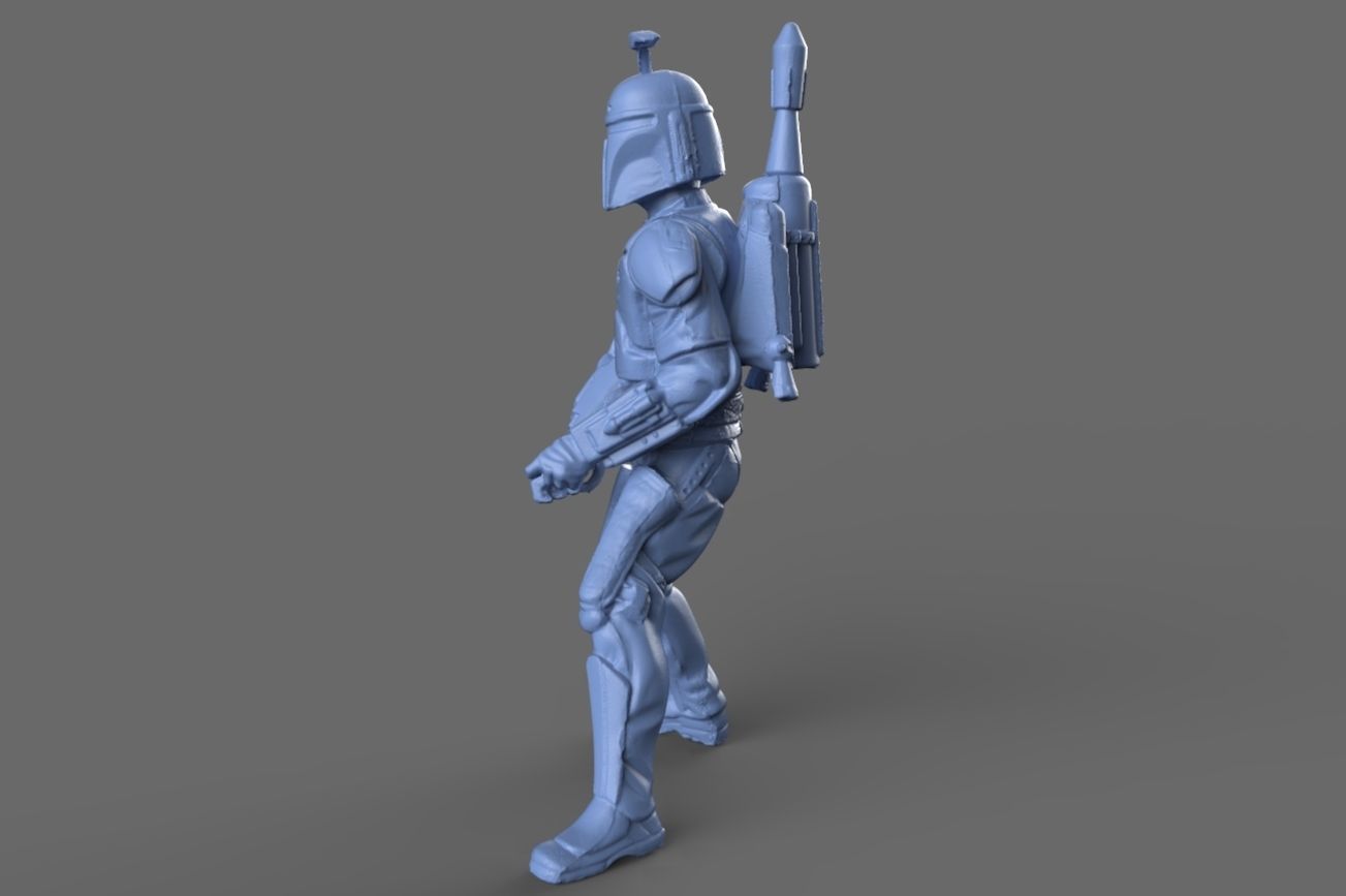 Jango Fett Action Figure 3D model_2