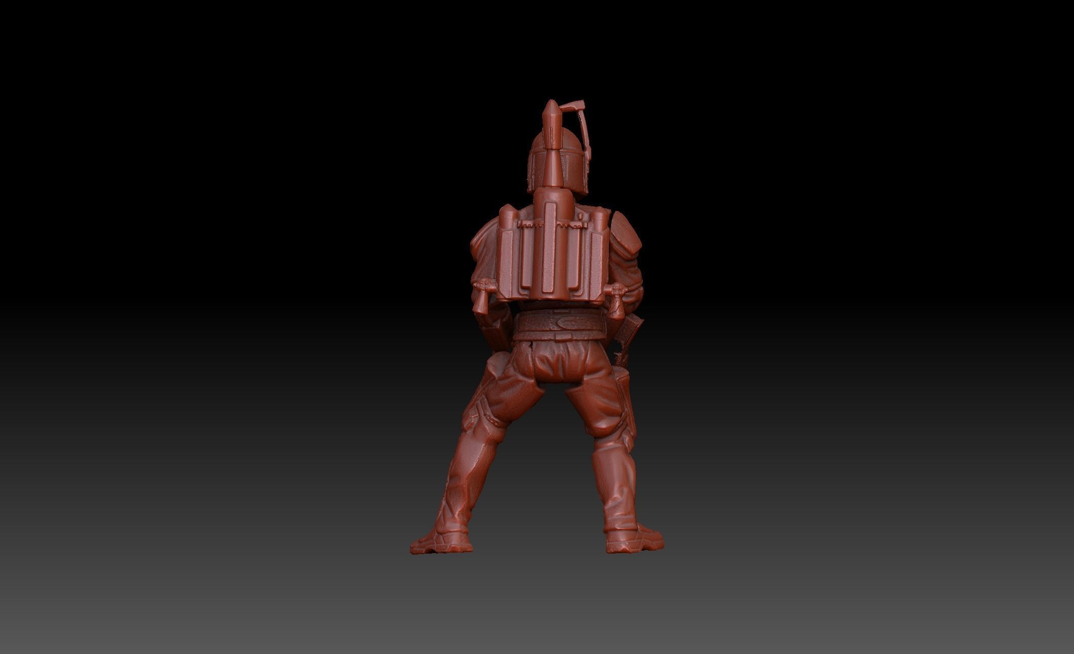 Jango Fett Action Figure 3D model_20