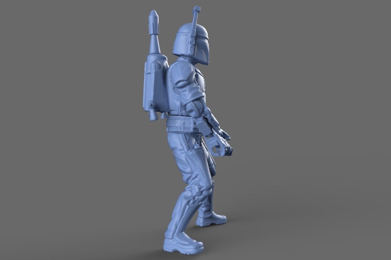 Jango Fett Action Figure 3D model_6