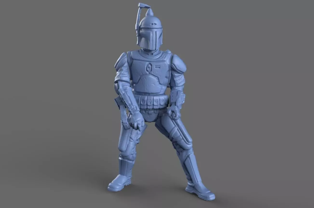 Jango Fett Action Figure 3D model_0
