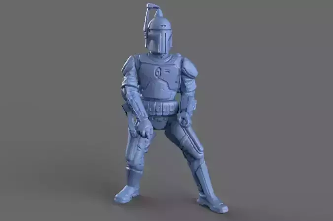 Jango Fett Action Figure 3D model