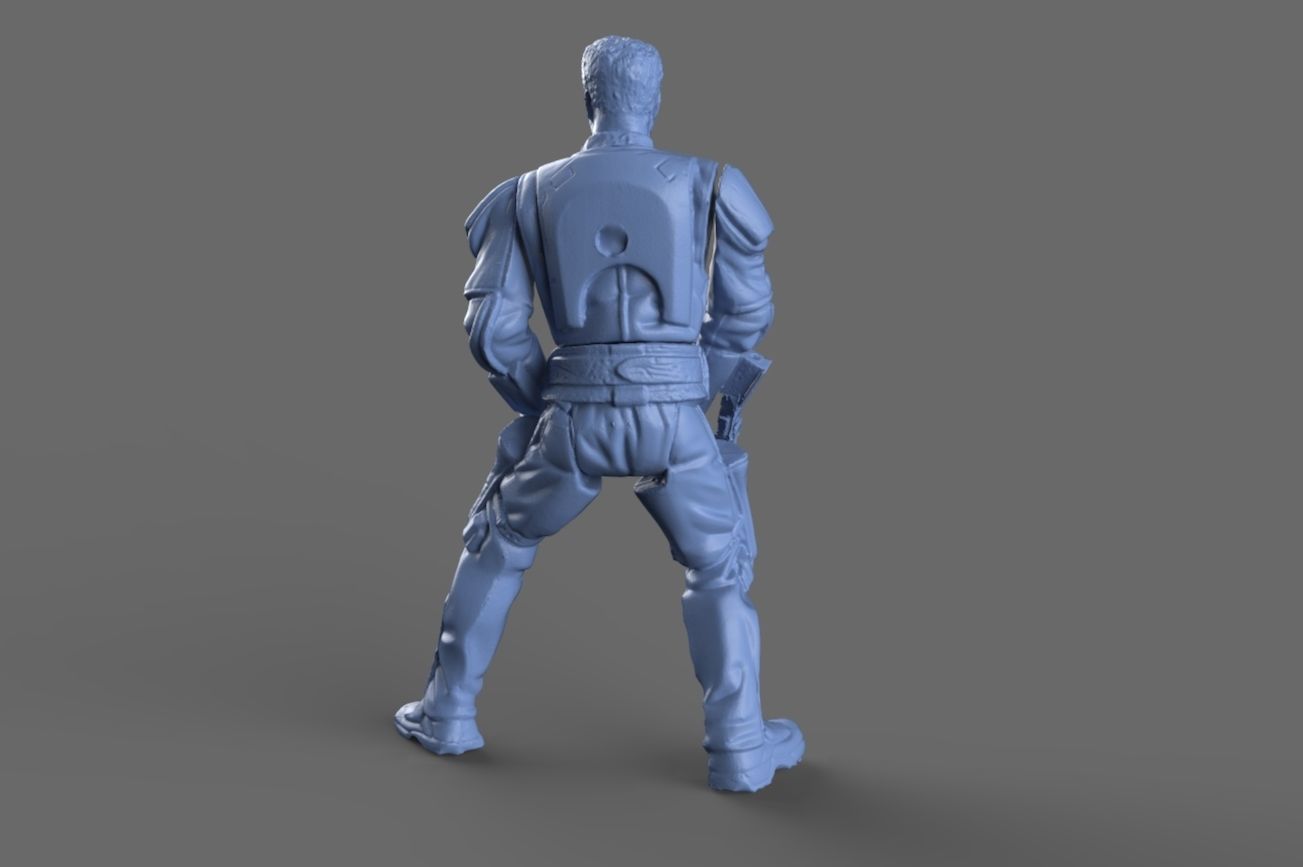 Jango Fett Action Figure 3D model_13