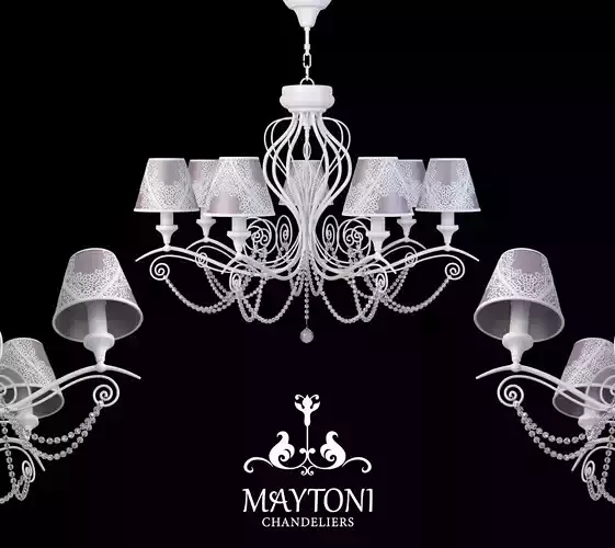 ARM042-07-W Chandelier