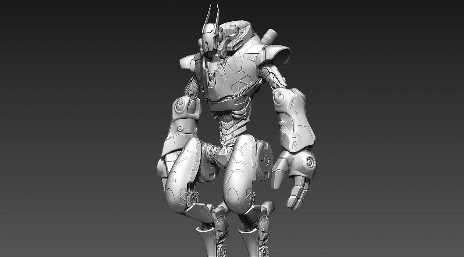Sci-fi character Mantis 3D model_13