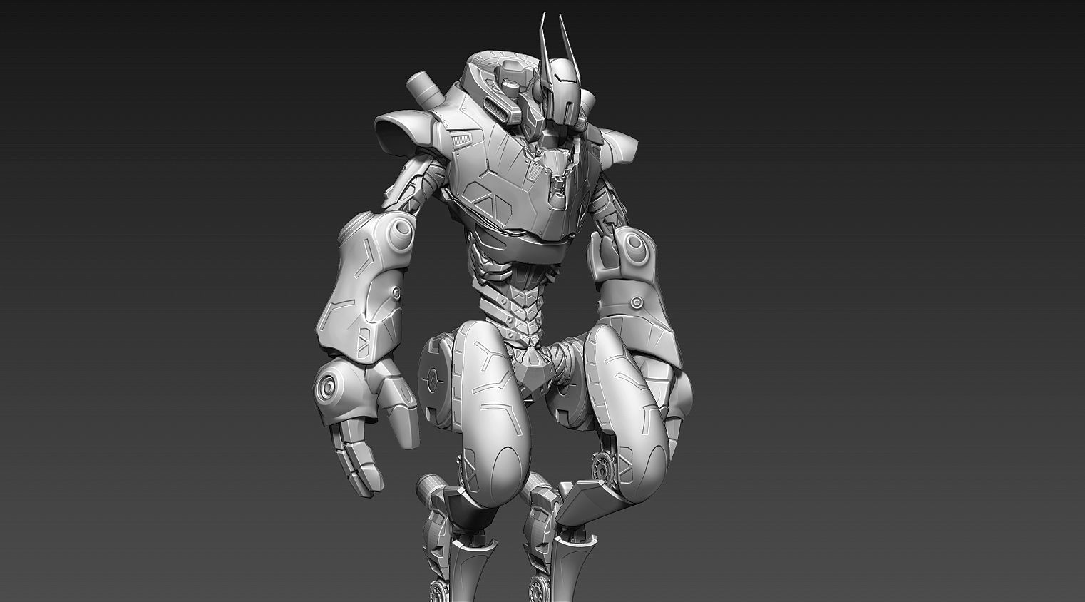 Sci-fi character Mantis 3D model_10