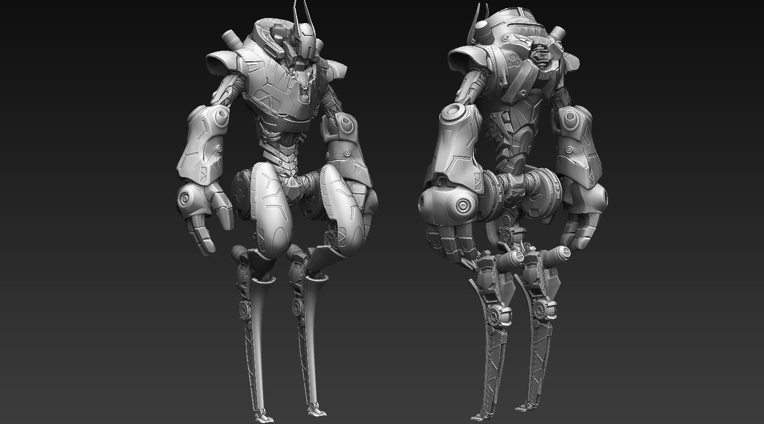 Sci-fi character Mantis 3D model_18