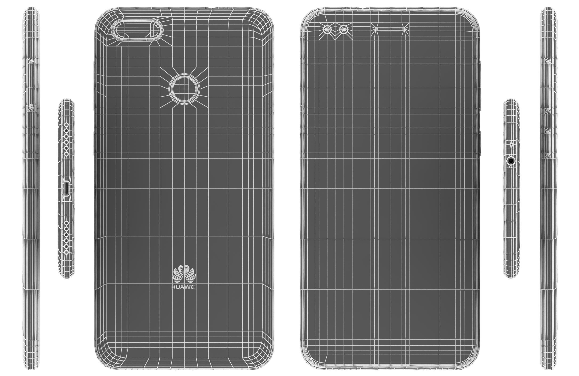 Huawei P9 Lite MiniY6 Pro All Colors 3D model_28