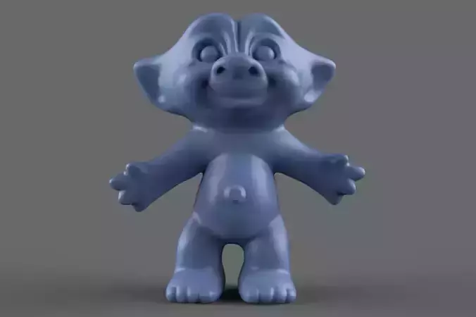 Treasure Troll 3D model