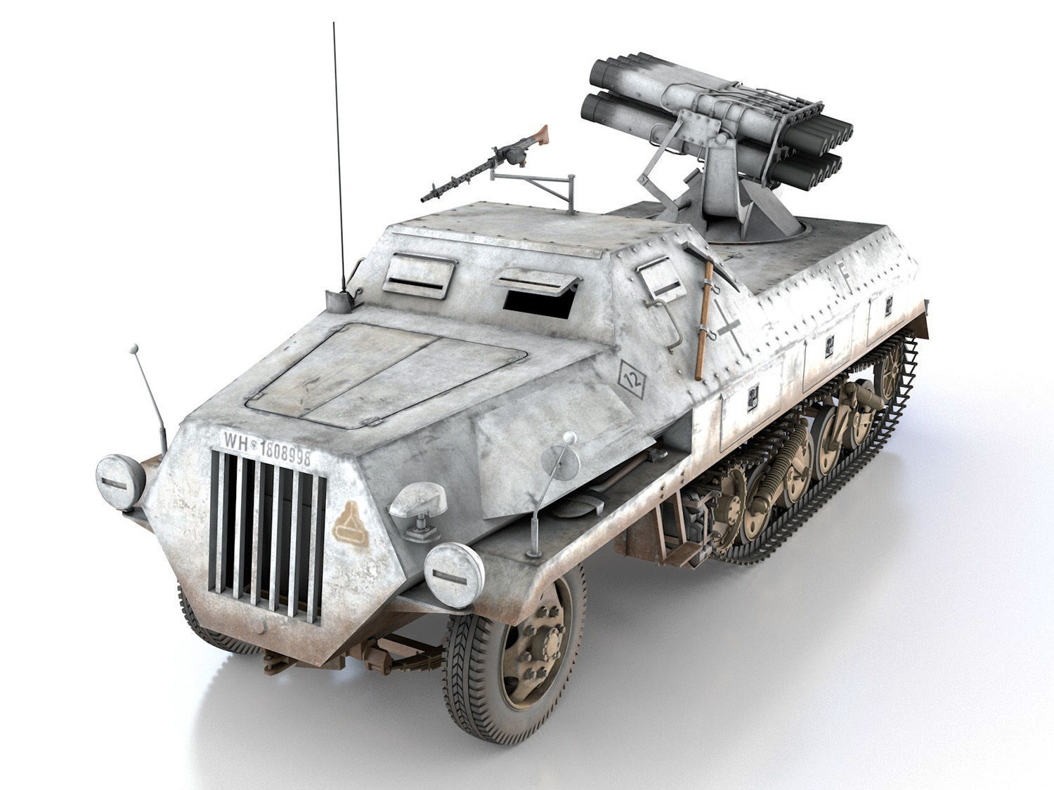 SDKFZ 4 - Panzerwerfer 42 - WA11 3D model_1