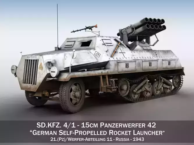 SDKFZ 4 - Panzerwerfer 42 - WA11