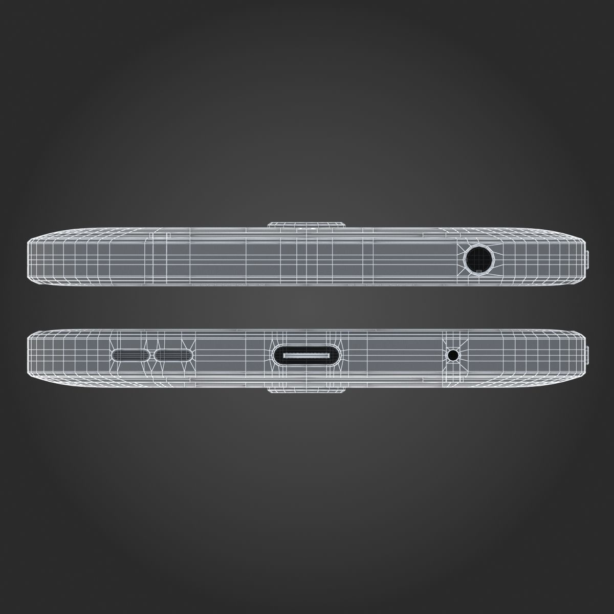 Nokia 6 2018 White 3D model_12