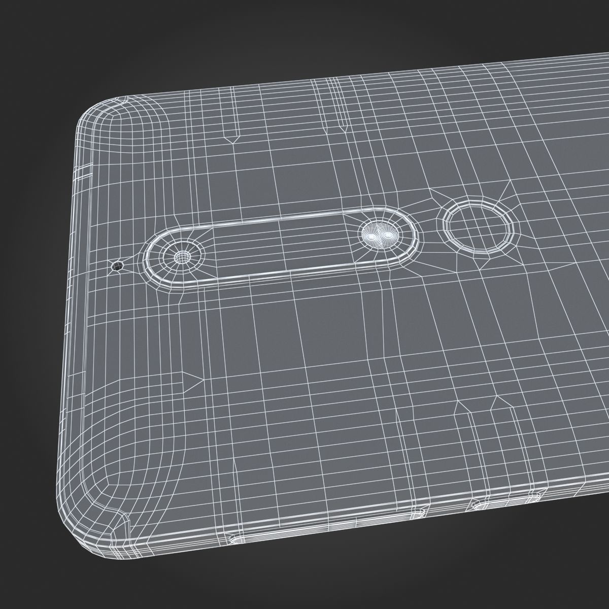 Nokia 6 2018 White 3D model_18