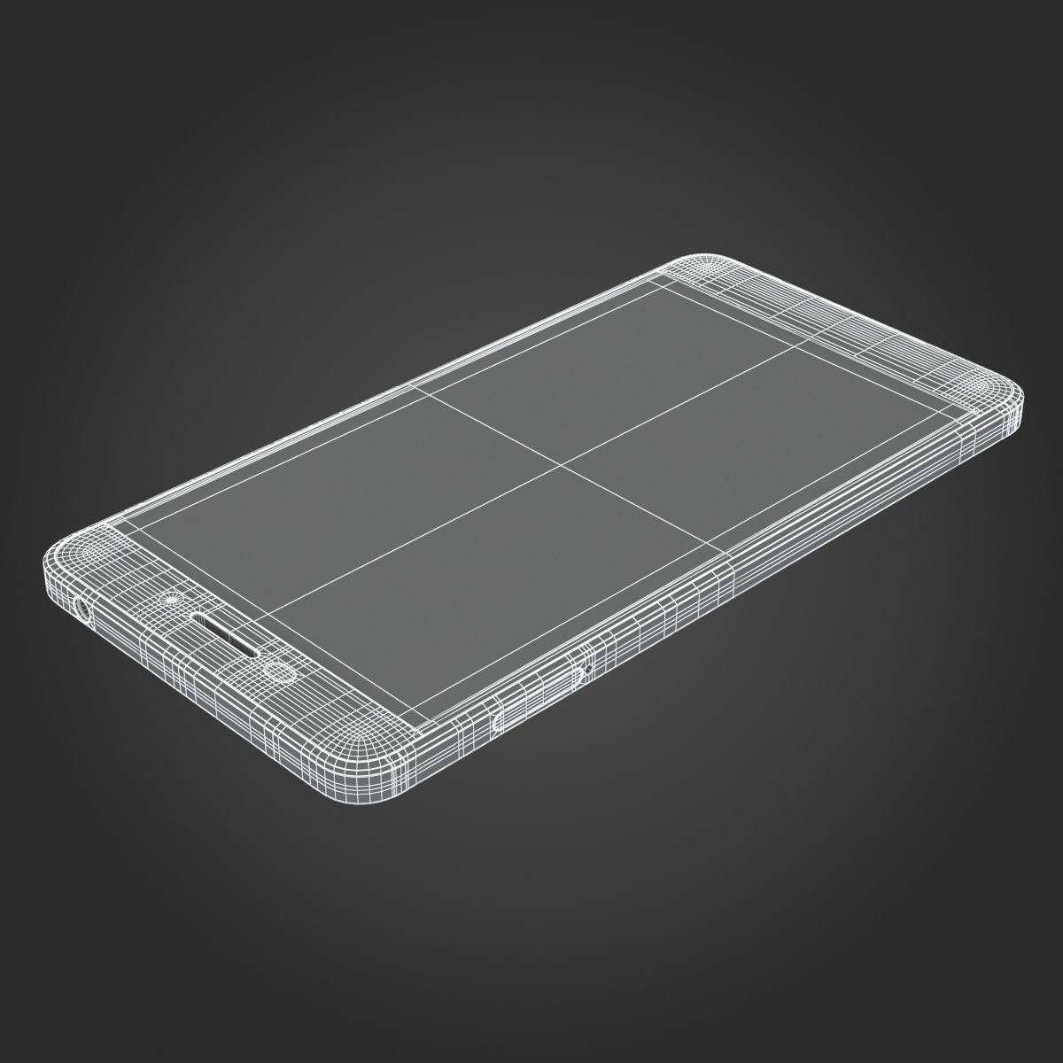 Nokia 6 2018 White 3D model_20