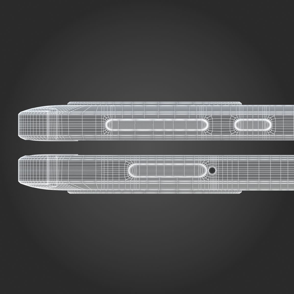 Nokia 6 2018 White 3D model_19