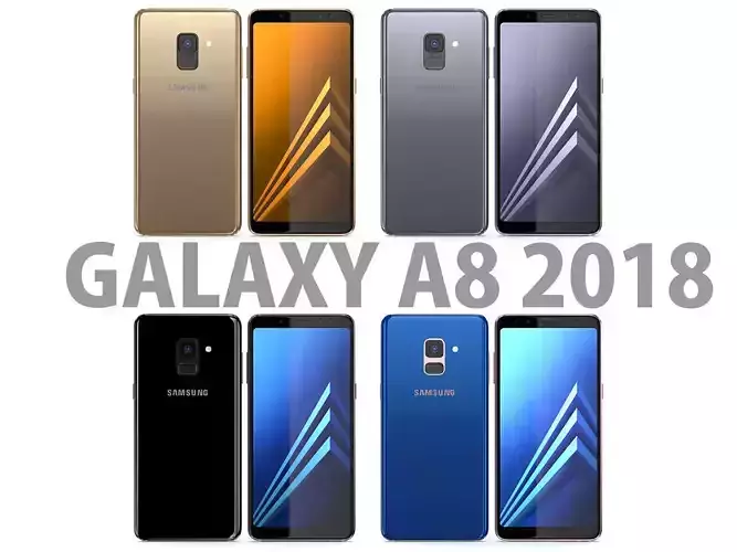 Samsung Galaxy A8 2018 All Colors 
