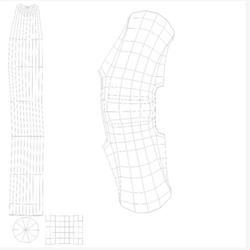 AXE- Rigged Model 3D model_9