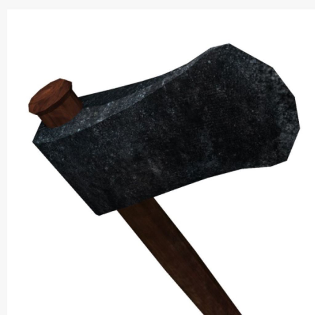 AXE- Rigged Model 3D model_5