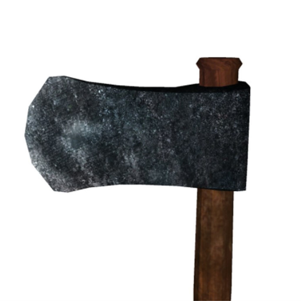 AXE- Rigged Model 3D model_4