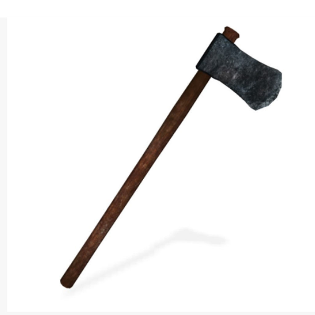 AXE- Rigged Model 3D model_6