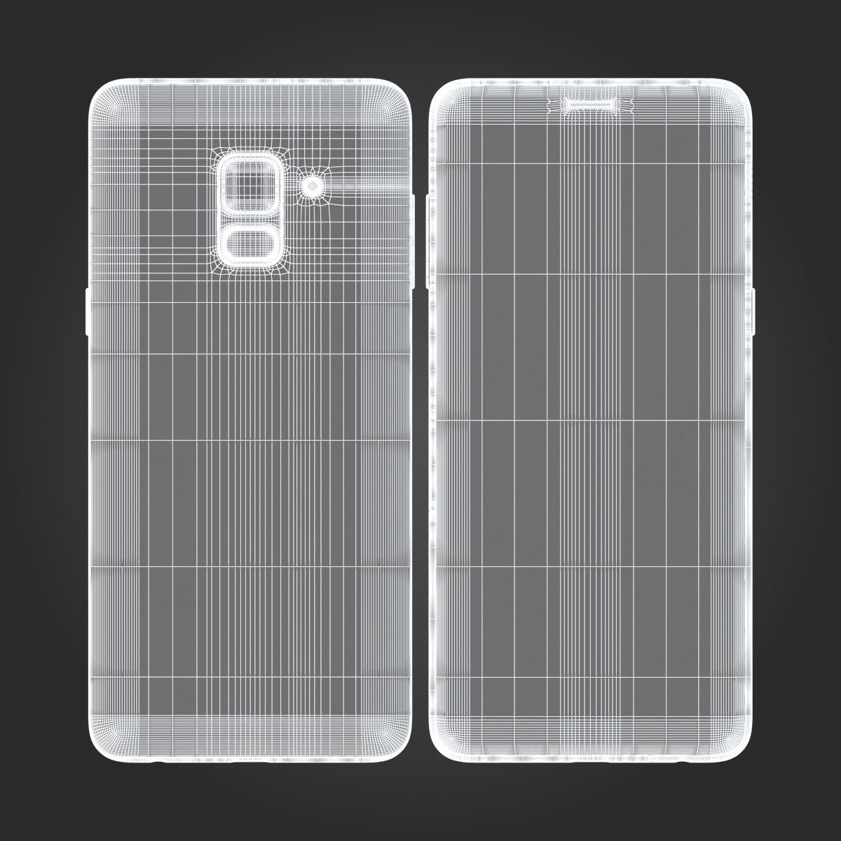 Samsung Galaxy A8 2018 Gold 3D model_12