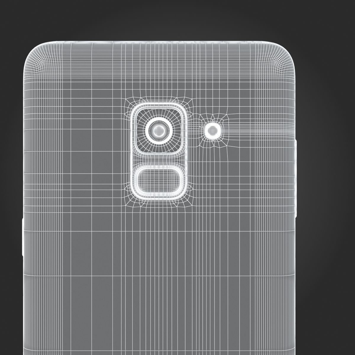 Samsung Galaxy A8 2018 Gold 3D model_18