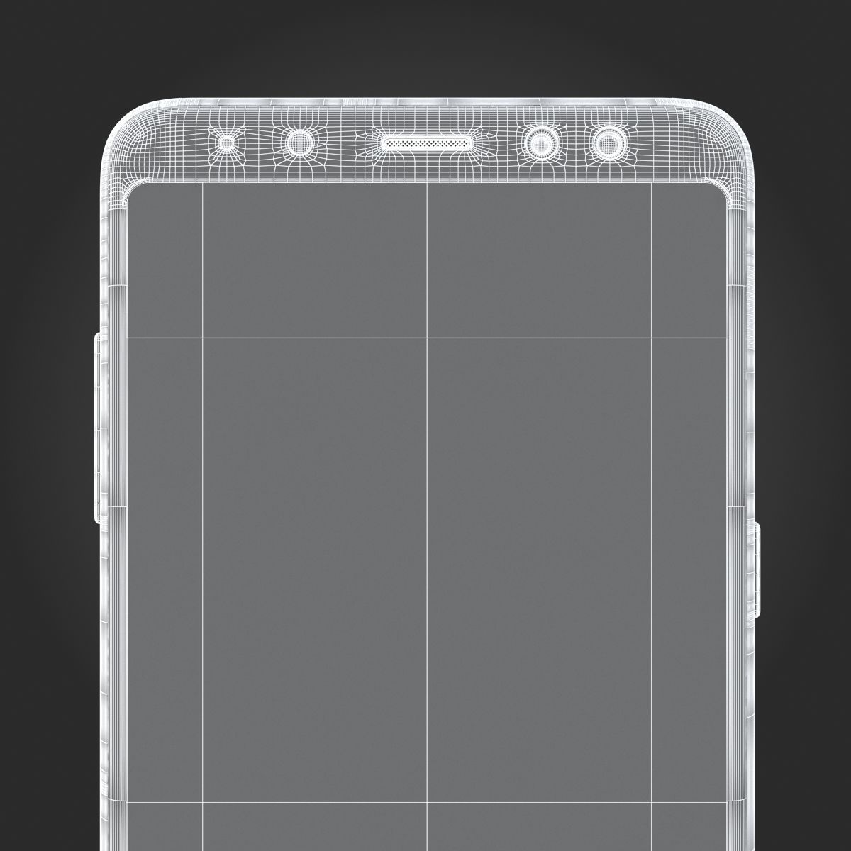 Samsung Galaxy A8 2018 Gold 3D model_16