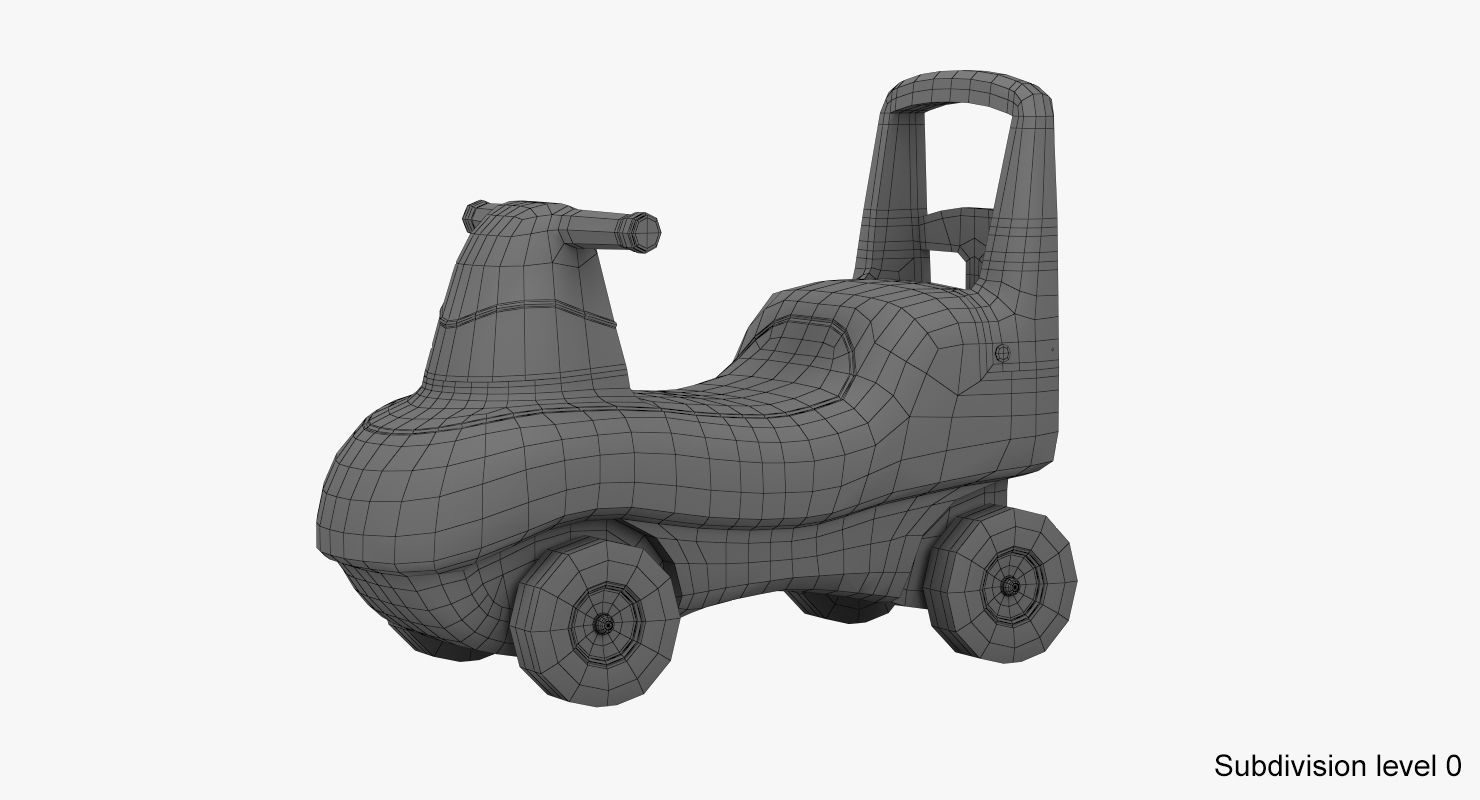 Riding toy 3D model_8