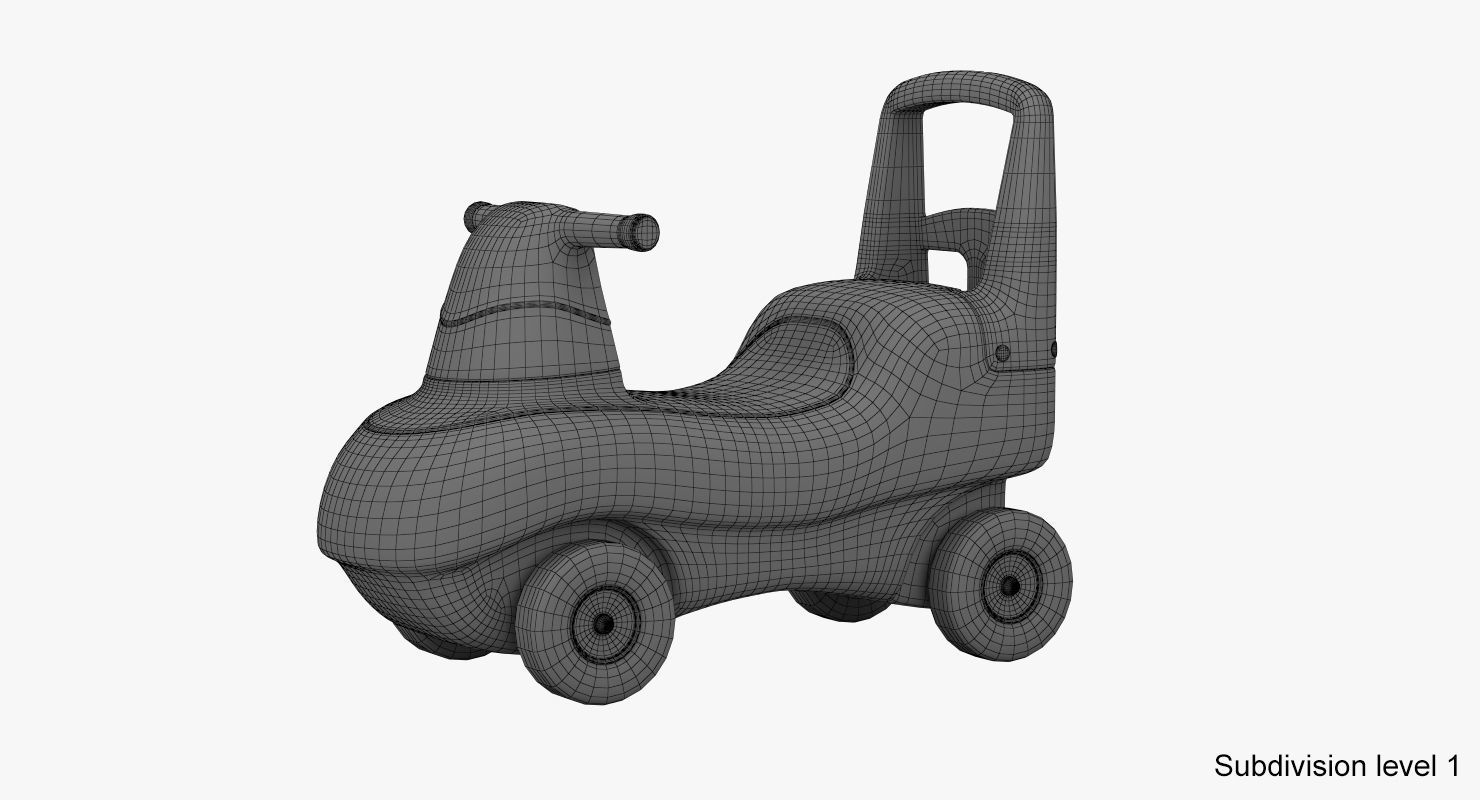 Riding toy 3D model_9