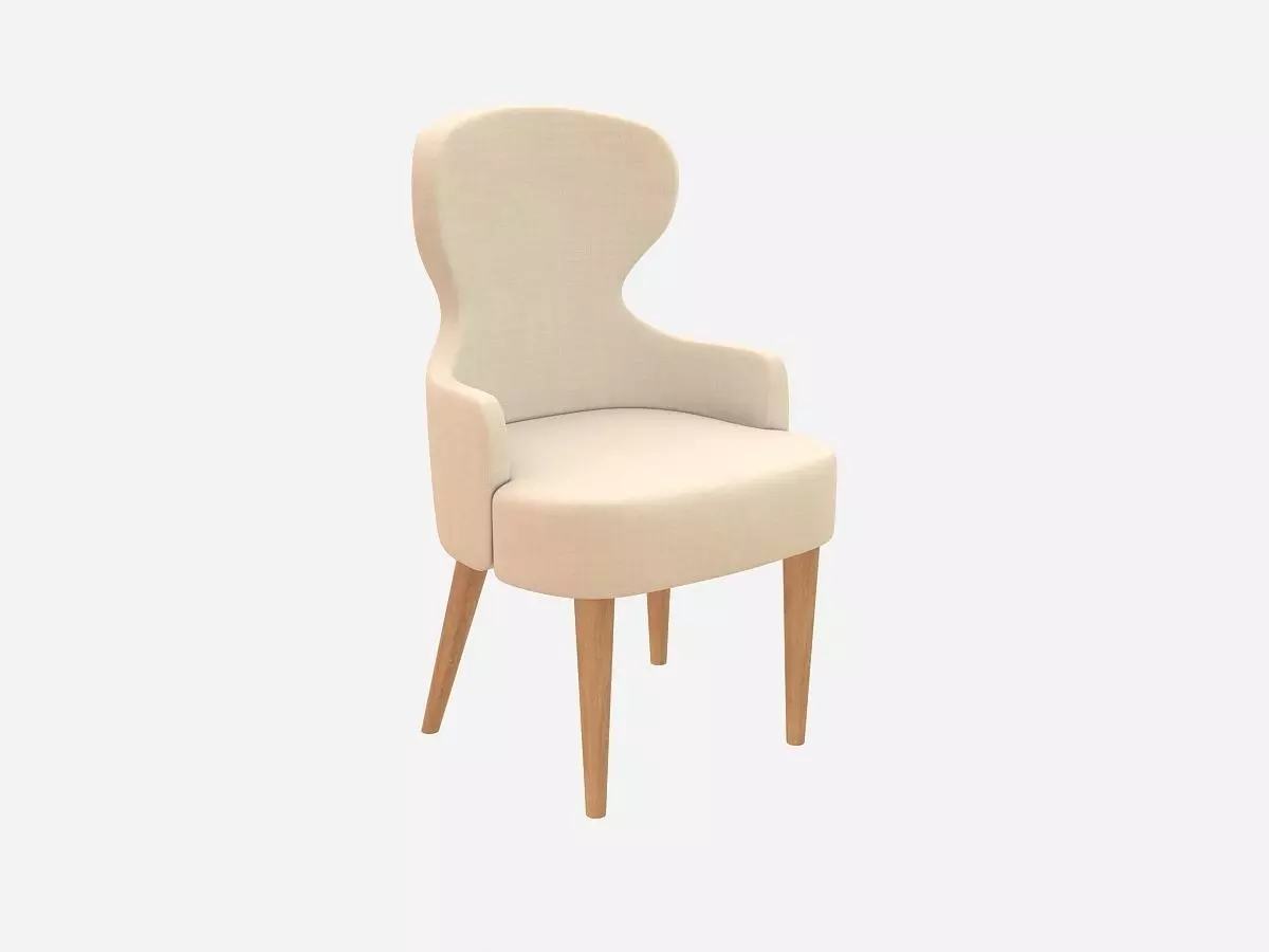 High-Quality Chair Low-poly 3D model_0