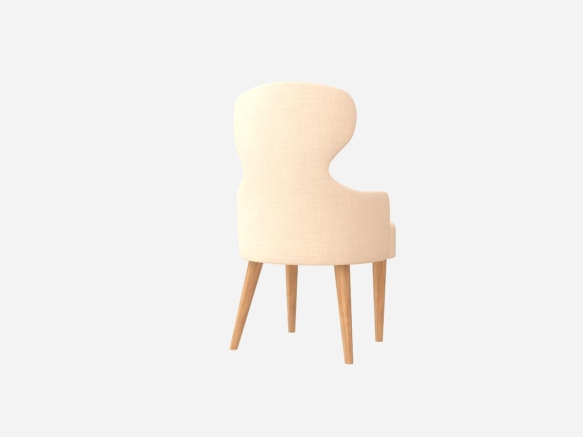 High-Quality Chair Low-poly 3D model_2