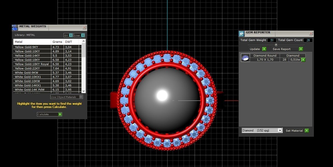 WHITE PEARL WOMAN RING  Free 3D print model_7