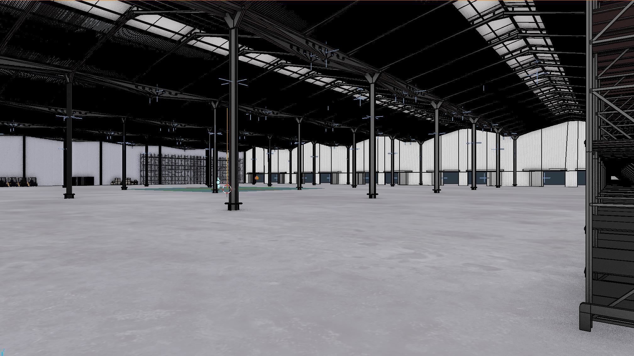 Warehouse Interior 11 Low-poly 3D model_5