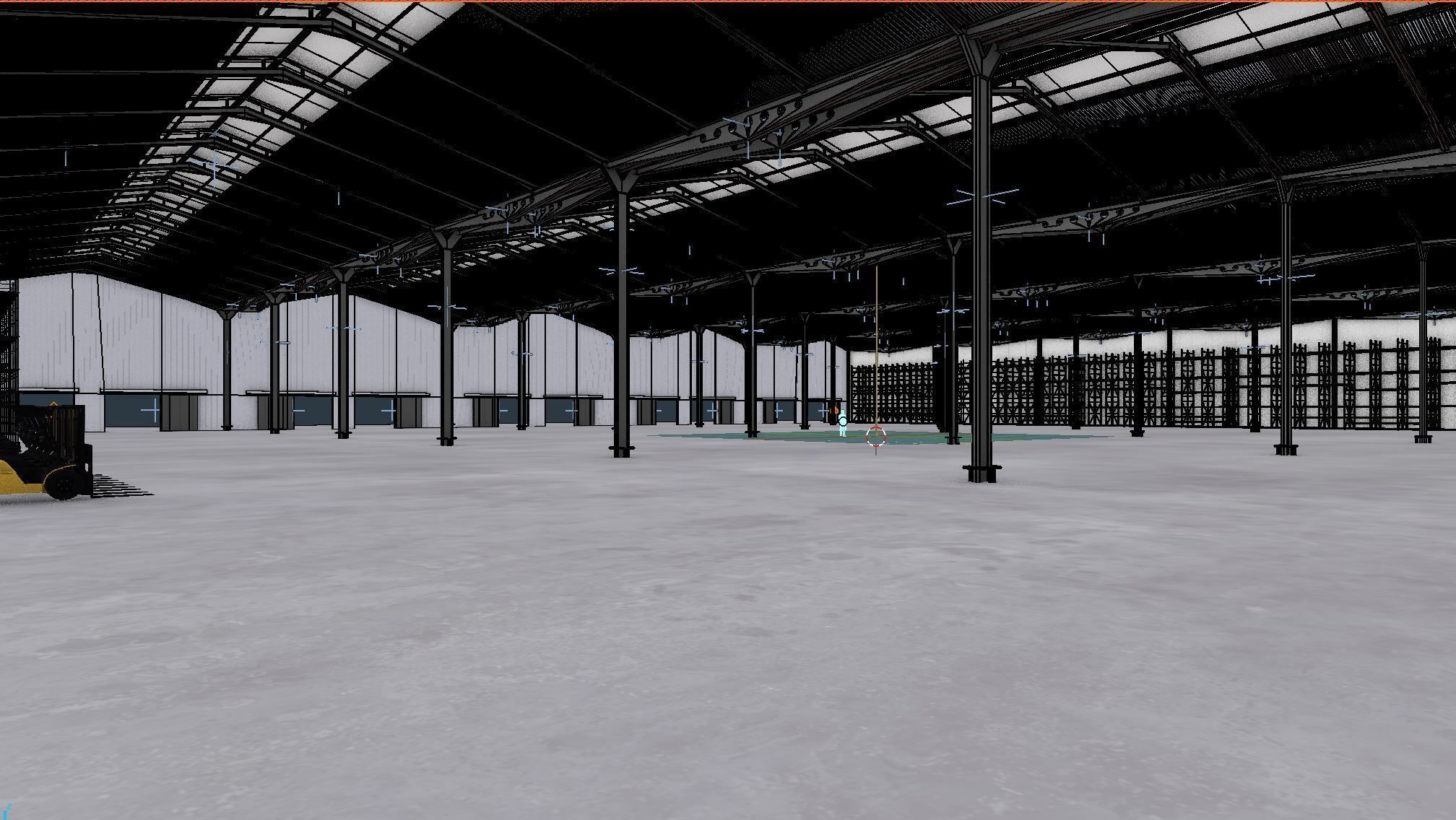 Warehouse Interior 11 Low-poly 3D model_7