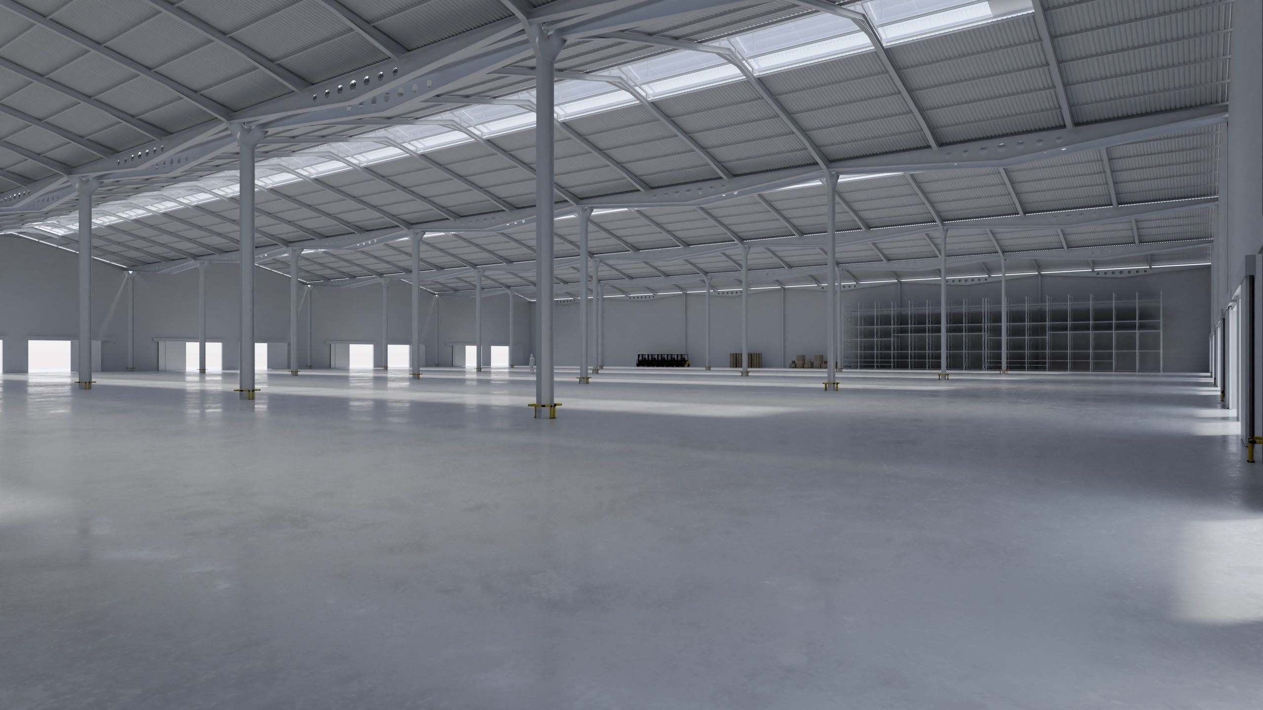 Warehouse Interior 11 Low-poly 3D model_2