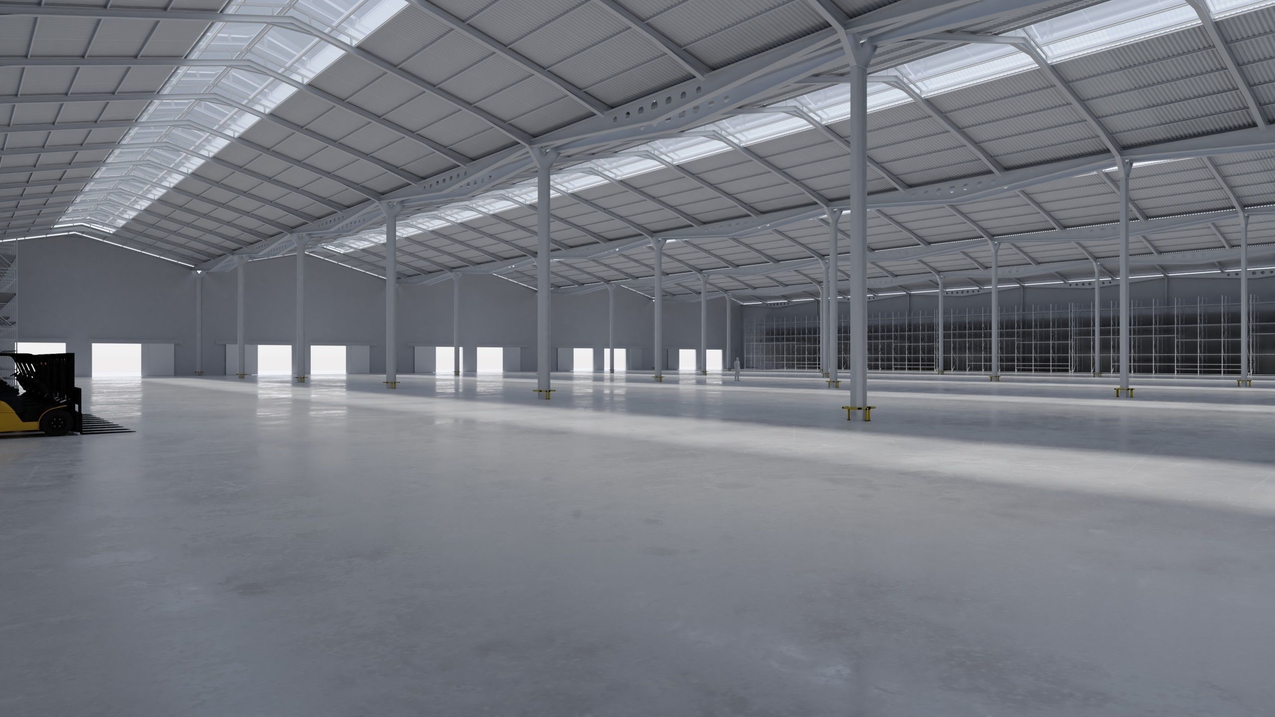Warehouse Interior 11 Low-poly 3D model_3