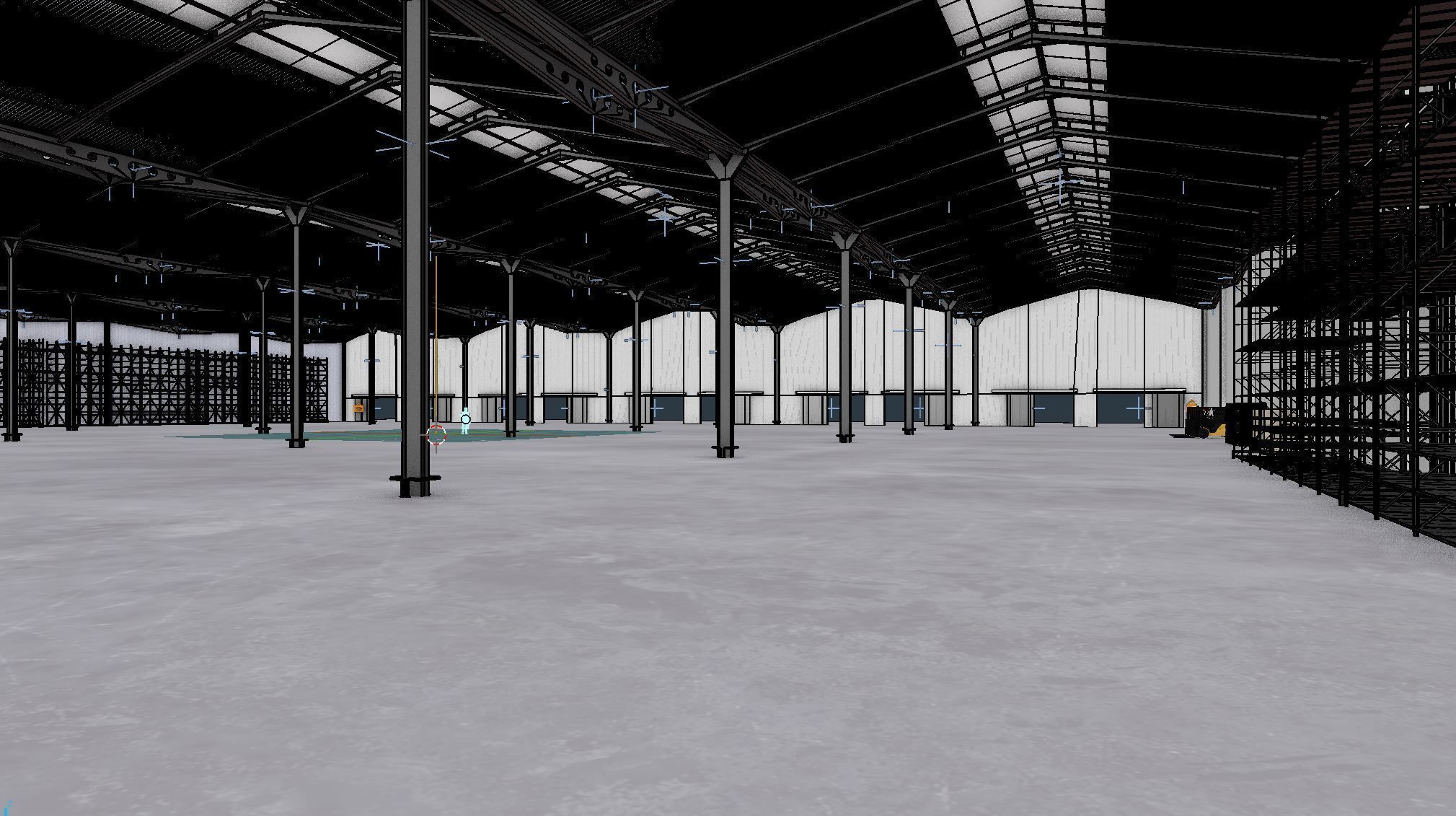 Warehouse Interior 11 Low-poly 3D model_6