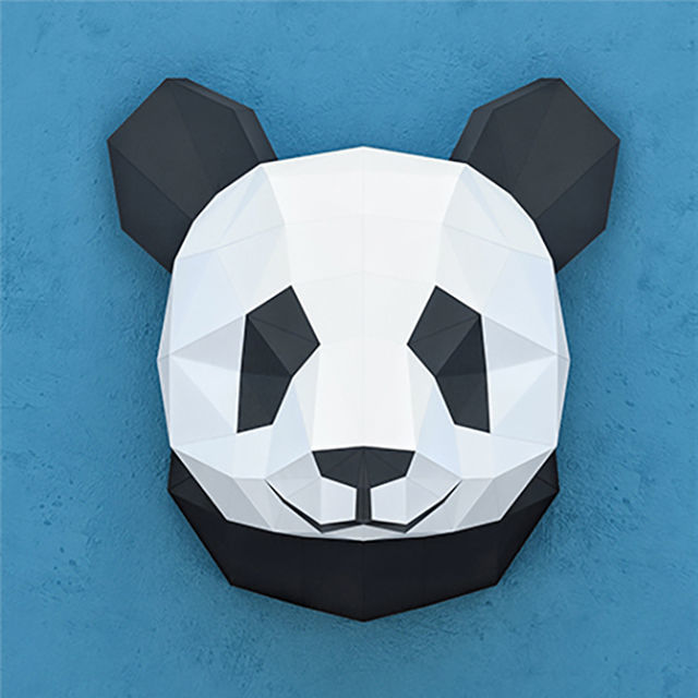  PANDAS PAPER HEAD 3D model_4