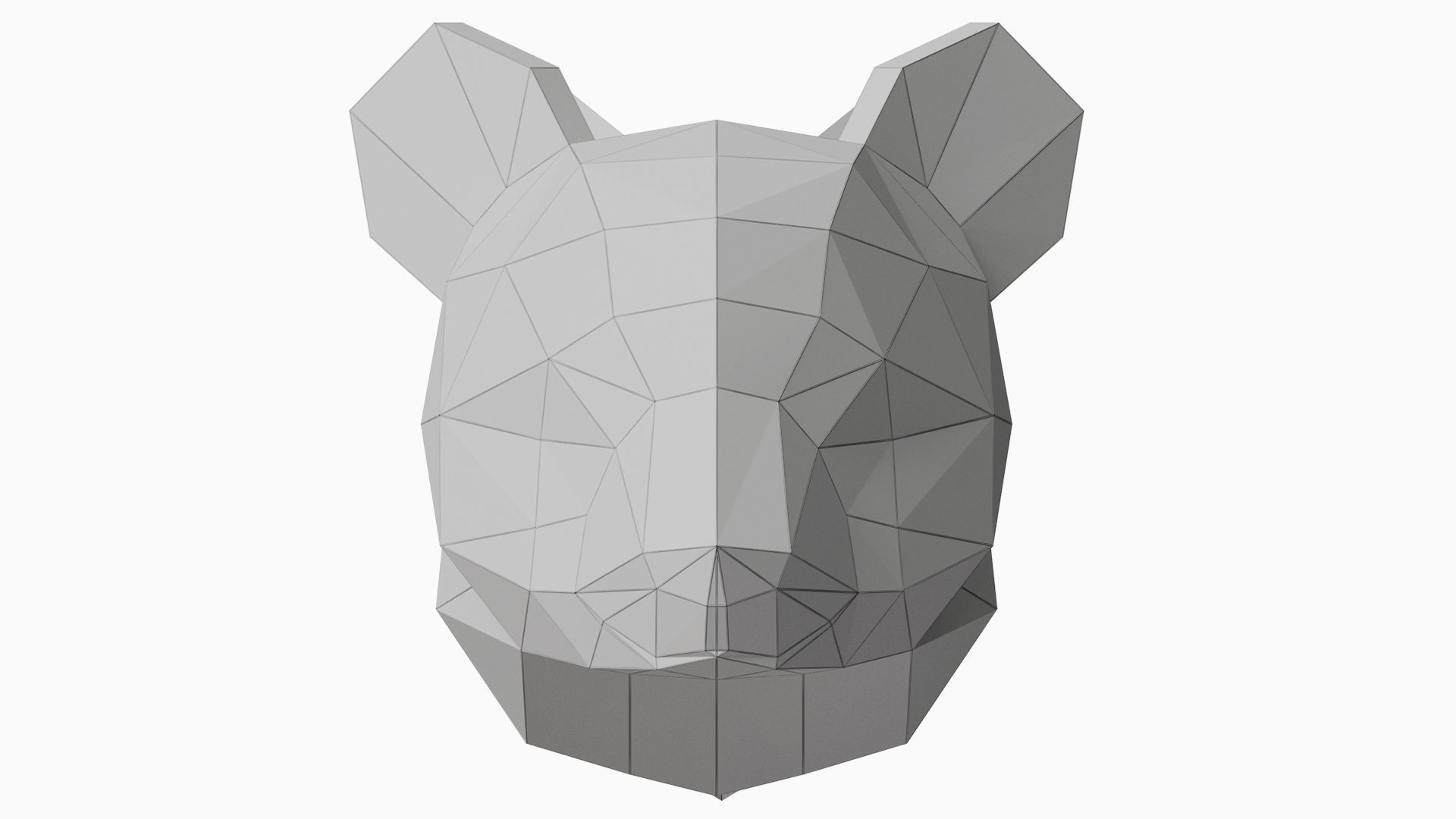  PANDAS PAPER HEAD 3D model_10