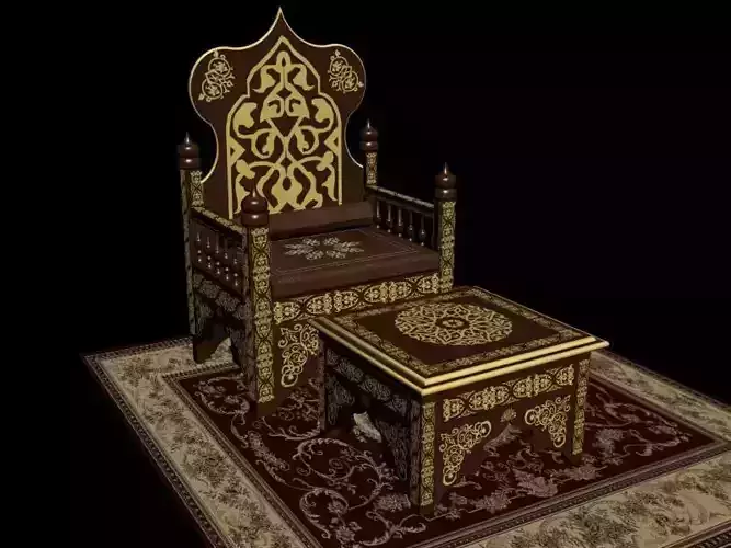 armorchair traditional 3D model
