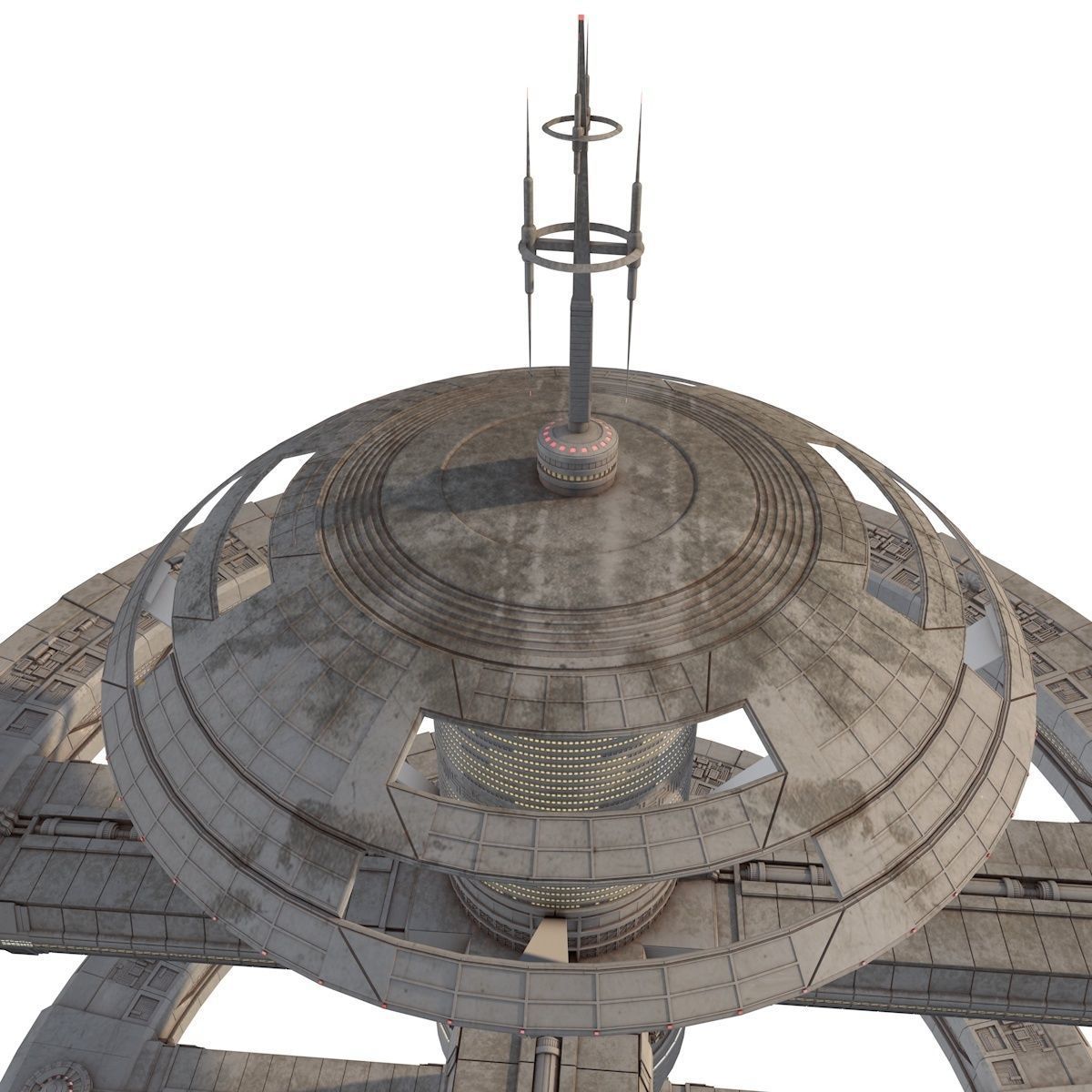 Space station  3D model_7